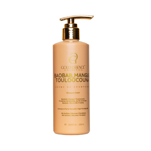 [BMTCS001] Crème de shampoing Baobab Mangue et Touloucouna - 280mL